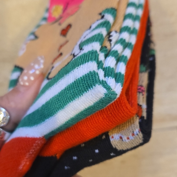 Betsey Johnson Pack of Three Holiday Crew Socks - Picture 7 of 8